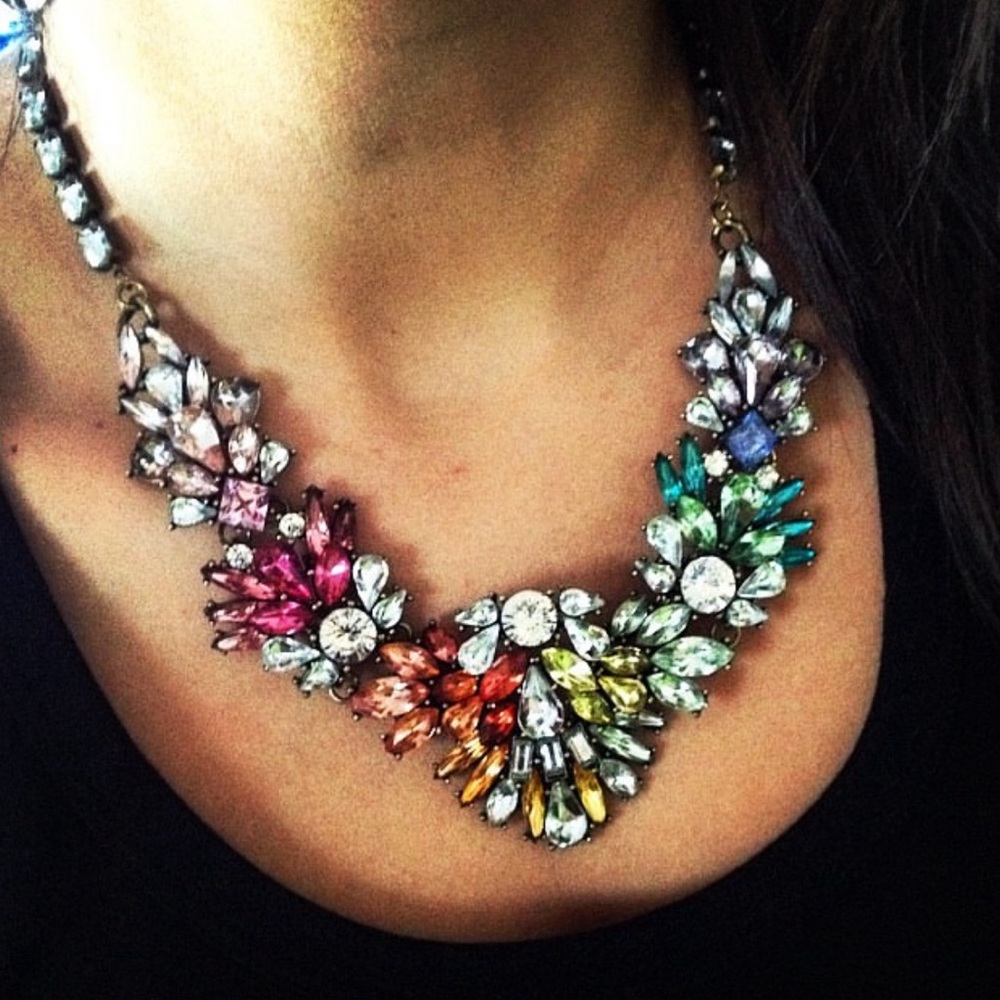 Rainbow BaubleBar Statement Necklace
